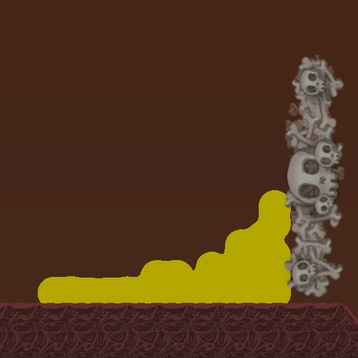 Un'immagine del gioco "Hell is yellow area"